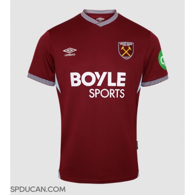Muški Nogometni Dres West Ham United Mateus Fernandes #18 Domaci 2025-26 Kratak Rukav Muški Nogometni Dres West Ham United Mateus Fernandes #18 Domaci 2025-26 Kratak Rukav